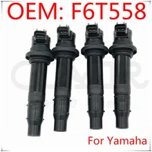 Набор из 4 шт. в партии, новая катушки зажигания F6T558 подходит для Yamaha MT-07 14-17 R6 RJ15 Bj YZF-R1 FZ8 F6T560 Набор из 4 шт. в партии, новая катушки зажигания F6T558 подходит для Yamaha MT-07 14-17 R6 RJ15 Bj YZF-R1 FZ8 F6T560