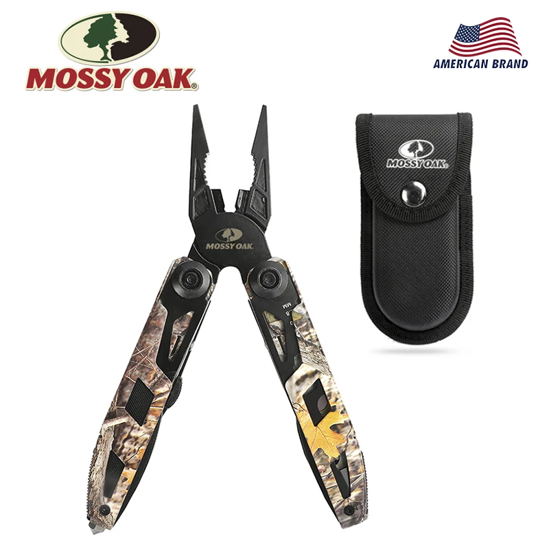 MOSSY OAK многофункциональные инструменты 21 в 1, складные плоскогубцы для зачистки проводов, многофункциональные плоскогубцы, наборы для выживания на открытом воздухе, многофункциональные инструменты для кемпинга - Цвет: 21 in 1
