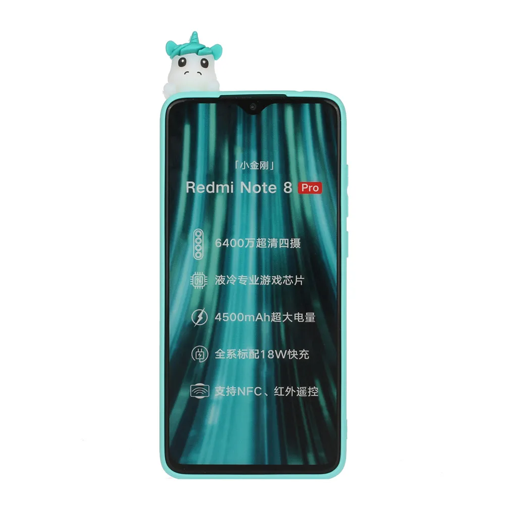 FLYKYLIN 3D мультяшный чехол для Xiaomi Redmi Note 6 7 8 9 Pro задняя крышка Max 8T мягкий силиконовый