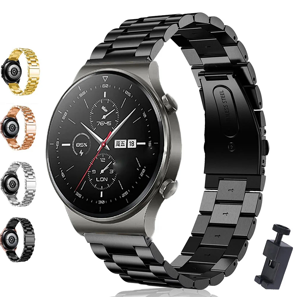

For Gt 2 Pro Stainless Steel Strap Band for Huawei Gt2 Pro/ Honor Watch GS Pro Smart Bracelet Metal Strap Wristband Correa