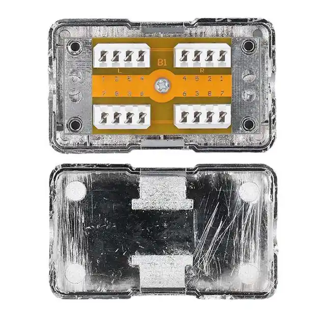 Cat6 Junction Box Abs Műanyag Hálózati Vezetékek Egyetlen Portja