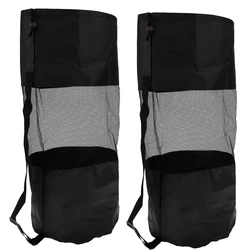 2Pcs Scuba Diving Backpack Mesh Bag Snorkeling Fins Wetsuits & Carry Straps Diving Bags for Water Sports