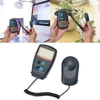 

Digital Luxmeter Digital Illuminance Light Meter Luxmeter with LCD Display 1-50,000 Lux Range remote control Digital LUX