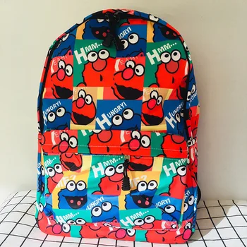 

IVYYE Sale New Sesame Street Backpacks Rucksacks Cartoon Backpack Casual student Bags travel Knapsack Unisex New