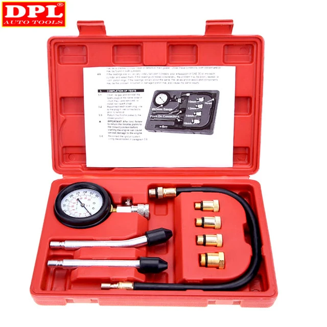 Motor kompression tester Kit Digitales Zylinder kompression messgerät  0-200psi Auto kompression tester Kit Diagnose werkzeug mit - AliExpress