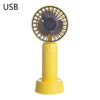 

Handheld Mini Fan with Base Portable USB Rechargeable Personal Desk Air Cooler