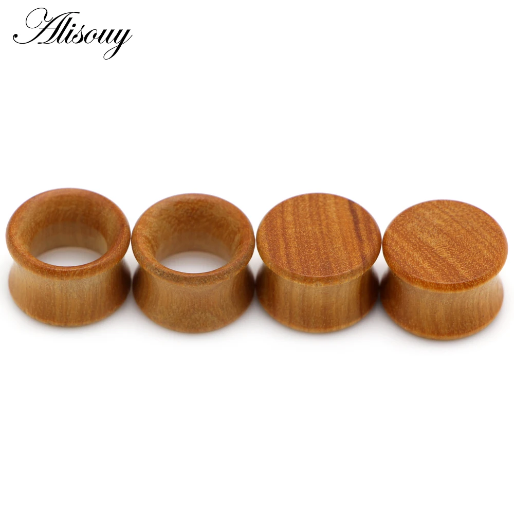 2pcs Wood Ear Plug Tunnel Earring Guages Stretcher Expander Dermal Piercing Oreja Mujer Stretcher Unisex Body Jewelry piercing jewelry body piercing earrings ear piercing jewelry body piercing jewelry body jewelry