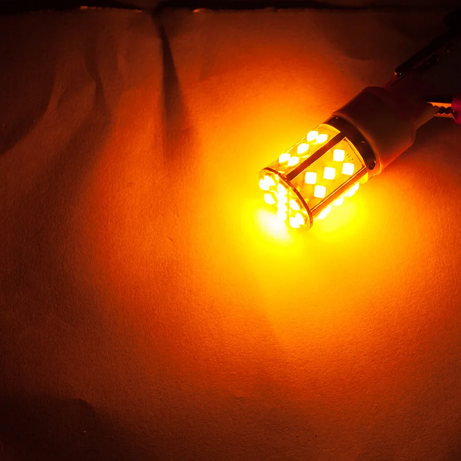 Стиль 3030 35SMD подсветка с капюшоном Фонарь указателя поворота декодирование лампы заднего хода 7440 1156 BA15S