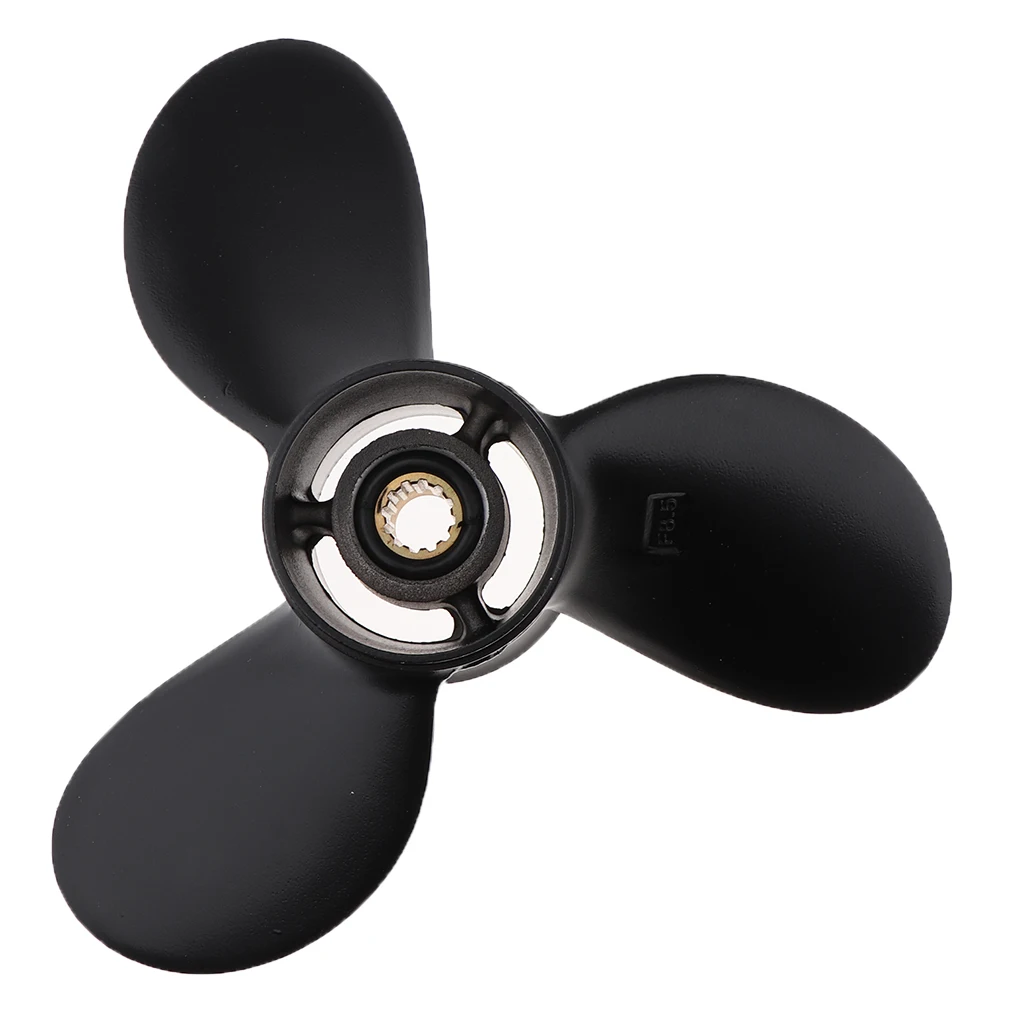 Black Boat Engine Propeller 8.5 X 9 for Tohatsu 2 & 4 STROKE 6 HP 8 HP 9.8 HP Black Boat Engine Propeller 8.5 X 9 for Tohatsu 2 & 4 STROKE 6 HP 8 HP 9.8 HP