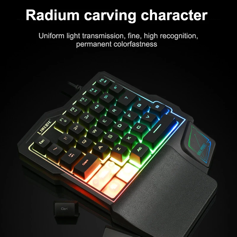 Клавиатура игровая Механическая Проводная с RGB подсветкой 35 клавиш|Клавиатуры| |