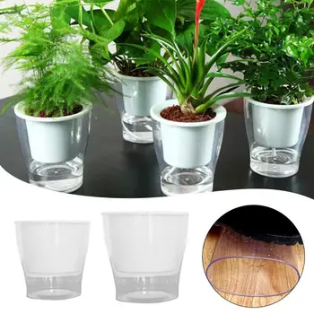 

Plastic Convenient Creative Economic Garden Pot Flowerpot Plant Grow Basin Self Watering Office Home Decor Balcony Baskets