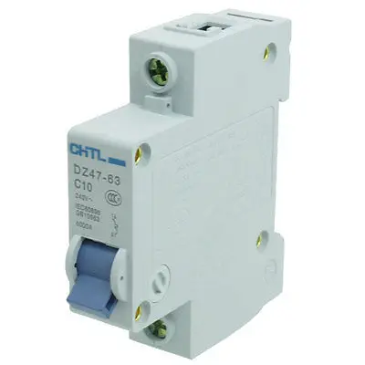 

AC 240V Rated Current 10A Single Pole Miniature Circuit Breaker
