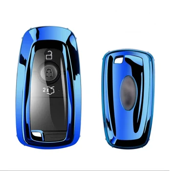 

Funny Soft TPU Car Key Case Full Cover For Ford Fusion Mustang Explorer F150 F250 F350 EcoSport Edge S-MAX Ranger Lincoln Mondeo