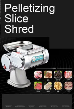 

Commercial Meat Cutting Machine 600W Electric Meat Slicer Stainless Steel Meat Cutter BL70