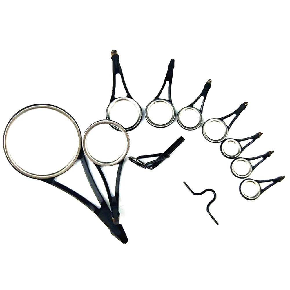 NooNRoo Stainless steel ring Guide set Lure fishing rod guides fishing