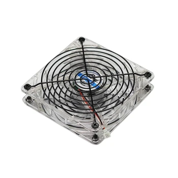 

Transparent Cooling Fan with Blue LED for Router/TV Set-Top Box/Broadband/Playstation/Xbox