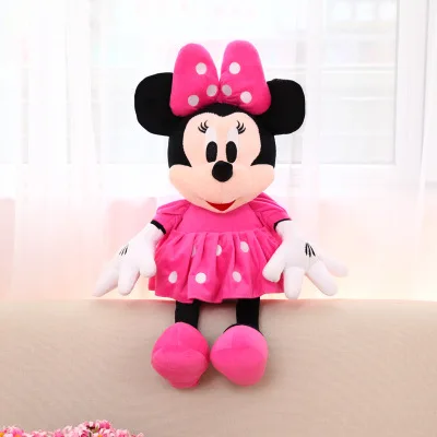 100-130cm Disney Mickey Maus Minnie Plüsch Spielzeug Cartoon