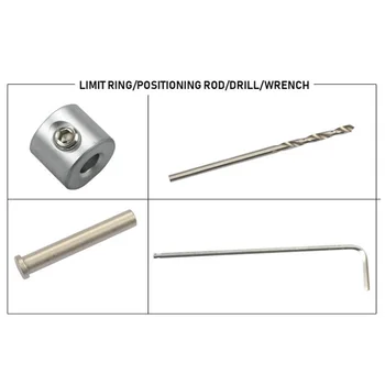 

Positioning Hole Punch Jig C-type Kit Hinge Opener Aperture Limiting Aids