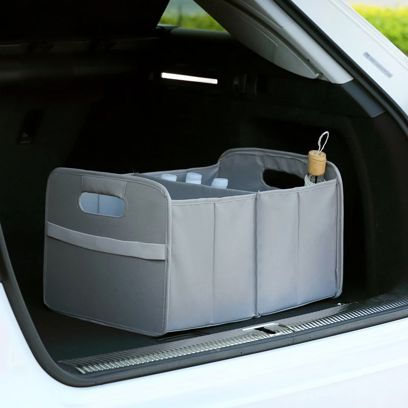 

Fabric folding car storage box multi-function portable car suitcase car debris storage box