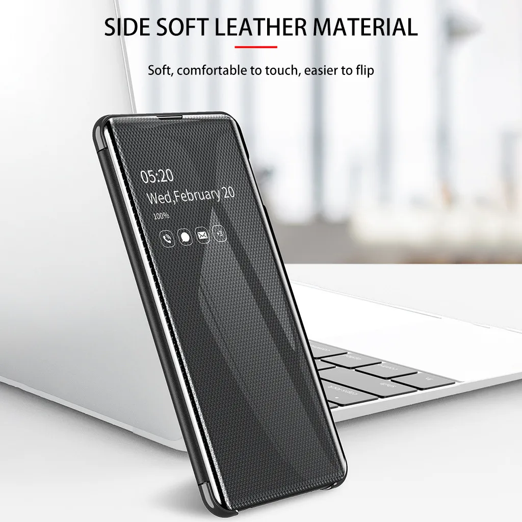 Чехол для телефона samsung Cover Smart View Mirror кожаный флип-чехол с подставкой для samsung Galaxy Note 10 6,3 дюймов FW3