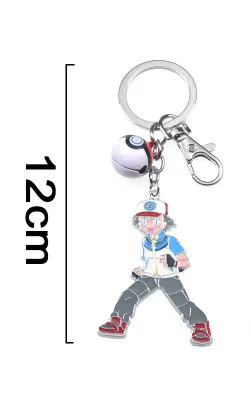 1 Покемон keychian Пикачу Sableye Ash Ketchum Косплей Audino Altaria Charizard металлический брелок с колокольчиком милый забавный мультфильм - Цвет: 1