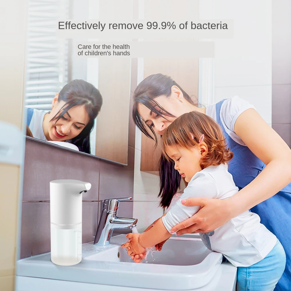 

Smart Automatic Soap Dispenser Foam Sensor Induction Foam Dispenser Liquid Soap Dispenser Non-contact Hand Cleaner Bathroom