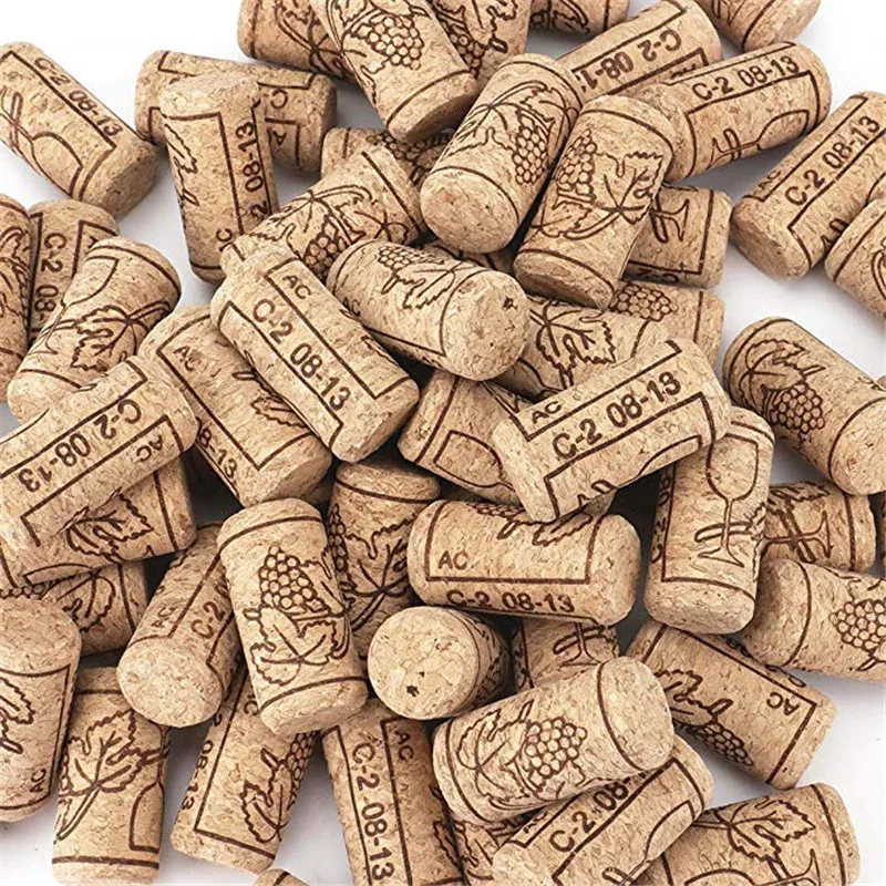 

100 Pcs Wine Corks Stopper Reusable Functional Portable Sealing Wine Bottle Stopper for Bottle Bar Tools Kitchen Accessories