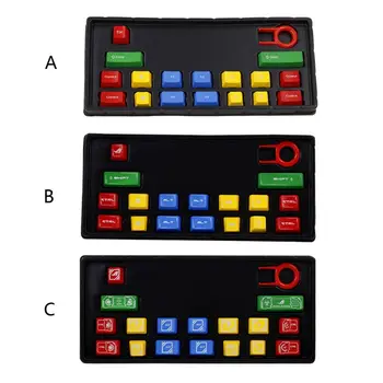 

17 Key ABS RGB Backlight Keycap for Corsair STRAFE K65 K70 K95 Razer BlackWidow