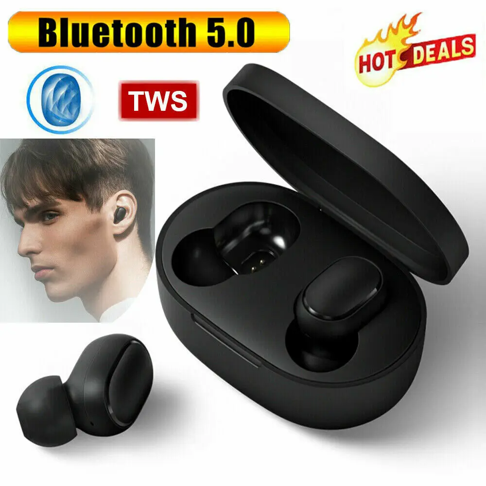 New A6S Bluetooth HD Stereo Wireless Earphone Sports IPX4 Waterproof Mini Noise Cancelling Gaming Headset In-Ear | Электроника