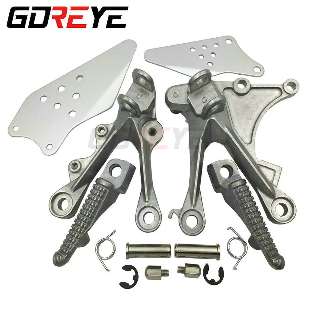 Передние Подножки подножки подножка кронштейн педали для KAWASAKI ZX6R ZX-6R 2005 2006 2007 05 06