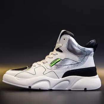 

Women shoes platform basket sneakers women Nice new wild white shoes vulcanized shoes winter casual high top increase dad shoes