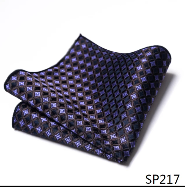 Fashion 100% Silk Hankerchief Scarves Vintage Hankies Men's Pocket Square Handkerchiefs Striped Solid Snot Rag 22*22 cm SP217