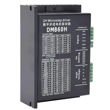 

Stepper Motor Drive 2-Phase Optical Isolation Signal Input Universal NEMA23 NEMA34 DM860H Motor Drive