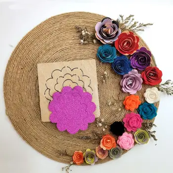 

Combination Flower Wooden Cutting Dies Stencil DIY Scrapbooking Album Stamp Paper Card Embossing Craft Decor Aceessory