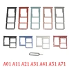 Phone SIM SD Card Trays For Samsung Galaxy A01 A11 A21 A31 A41 A51 A71 Original Phone SIM Chip Card Slot Holder Part + Pin ► Photo 1/6