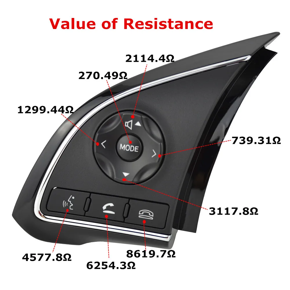 

Steering Wheel Button Key Adaptive Cruise Control Button Switch For Mitsubishi Outlander 2016-2018 Xpander