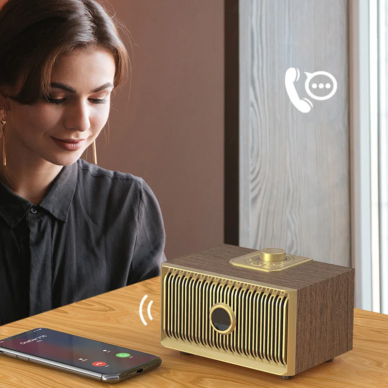 Magic V5 Деревянный Ретро домашний Bluetooth динамик мобильный телефон открытый беспроводной Bluetooth аудио машина беспроводной настольный аудио