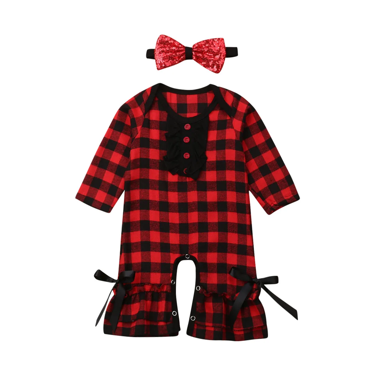 Комбинезон Emmababy с длинным рукавом для маленьких девочек | Мать и ребенок