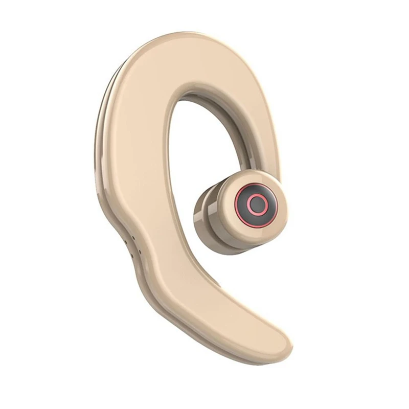 S2 мини TWS наушники Близнецы истинные беспроводные Bluetooth стерео гарнитуры Спортивная гарнитура с крючком для iPhone 5 6 7 8 для IOS Android - Цвет: Brown