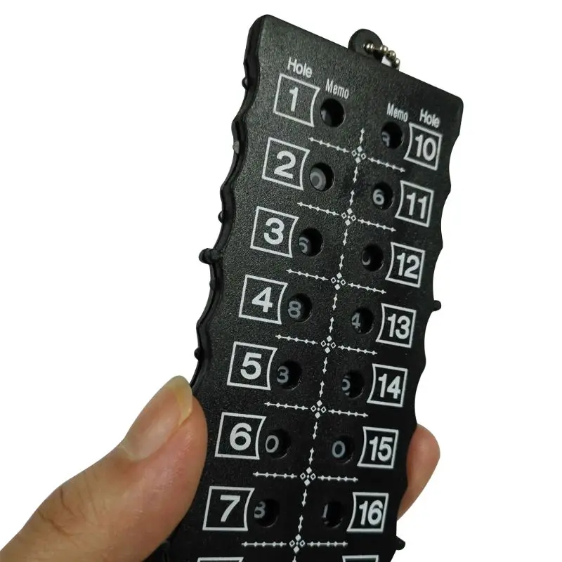 Прямая поставка 18-Hole Golf Score Card счетчик хода гольфа забивающий индикатор