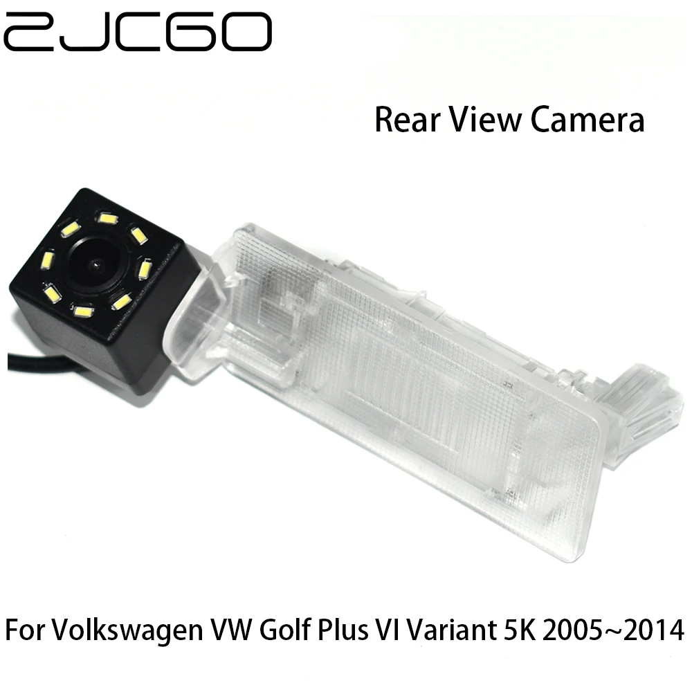 

ZJCGO CCD Car Rear View Reverse Back Up Parking Night Vision Waterproof Camera for Volkswagen Golf Plus VI Variant 5K 2005~2014