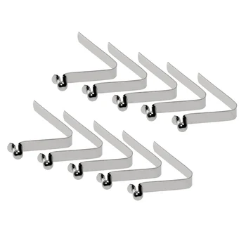 

Pack of 10 Kayak Paddle Spring Clips Tent Pole Clips Single Snap Button Clip