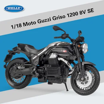 

1/18 Moto Guzzi Griso 1200 8V SE Motorcycle Alloy Diecast Model Simulation Miniature Motorcycles Metal Sculpture Collection Toys