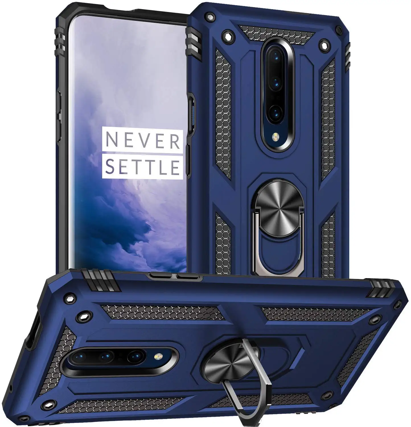 Для OnePlus 7 Pro One Plus Чехол WEFOR военный класс 15 футов. Защитный Магнитный
