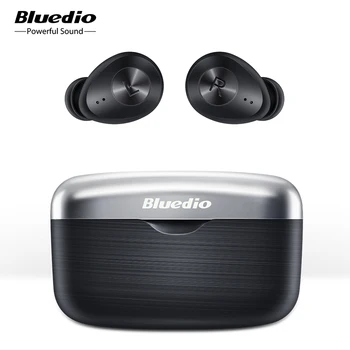 

Bluedio TWS wireless bluetooth earphone for phone stereo sport earbuds headset with charging box built-in microphone