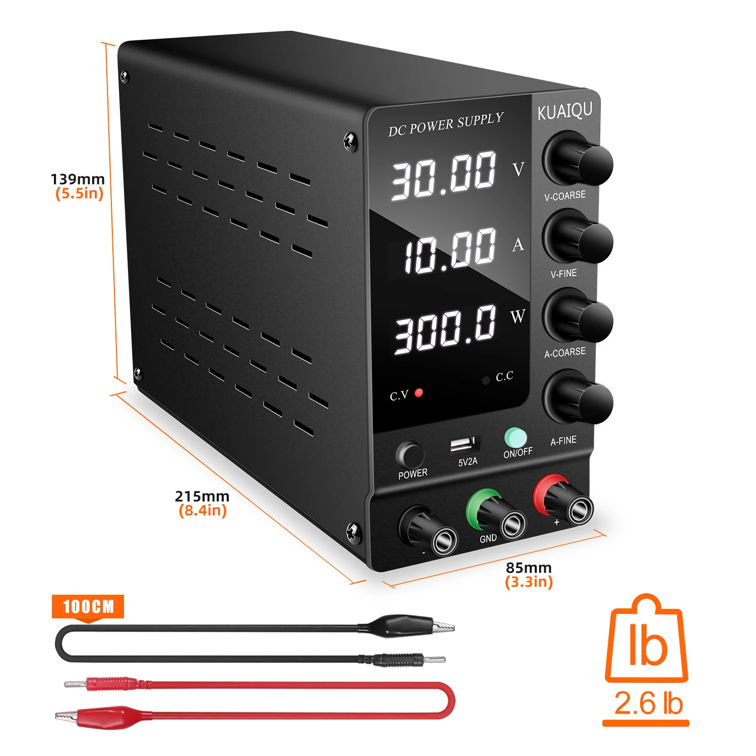 de alimentacao preta usb ajustavel 30v 10a 02