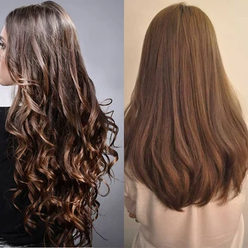 

Invisible Wire band DIANQI No Clips In Hair Extensions Secret Fish Line Hairpiece Synthetic Straight Wavy curly Hair Extensions