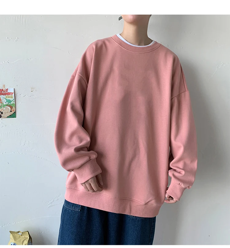 solid oversized sweatshirt