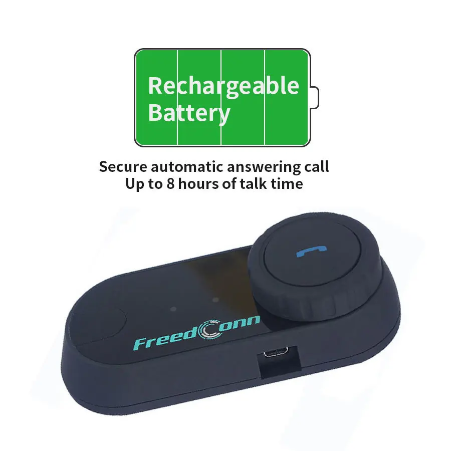 2 шт FreedConn мотоциклетный домофон Bluetooth шлем T-COM OS FM 2 Rider BT переговорные мото стерео HandFree гарнитуры микрофон