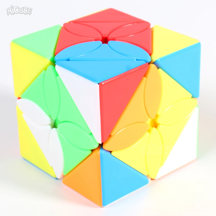 Moyu Yuhu Meilong листья, косой куб, головоломка особый странные Форма головоломка Ivy Cube Волшебные кубики Скорость 3x3x3 волшебный развивающий куб игрушки для игры